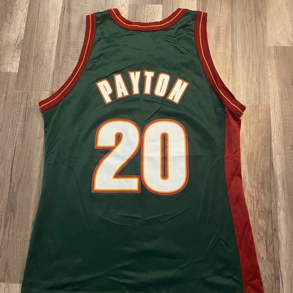 Vintage Champion Seattle Sonics Payton #20 Jersey - Picture 2 of 10